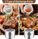 Magnetic Stainless Steel Spice Jars Set (12 pcs) - Image 5
