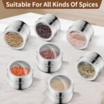 Magnetic Stainless Steel Spice Jars Set (12 pcs) - Image 2