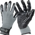 H HANDSON Pet Grooming Gloves